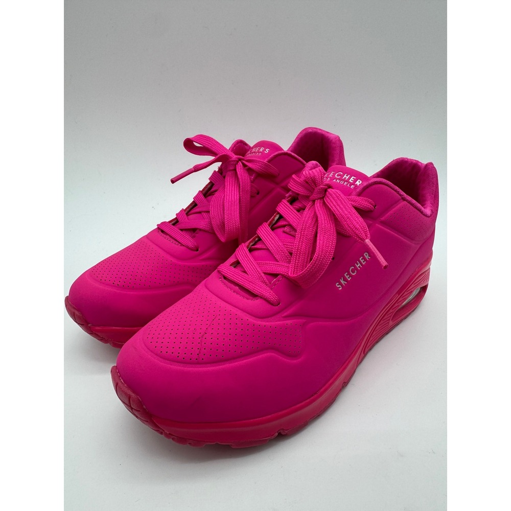 Skechers Women's Size 6 Hot Pink Air Cooled Memory Foam Sneakers Shoes‎